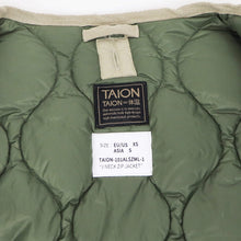 画像をギャラリービューアに読み込む, TAION（タイオン）VネックWジップ ダウンジャケット ソフトシェル【グレーベージュ】国内正規品

