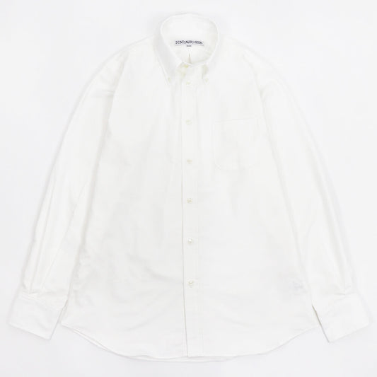INDIVIDUALIZED SHIRTS（インディヴィジュアライズド シャツ）Giotto 別注 STANDARD FIT スタンダードフィット ボタンダウン コットン ツイル シャツ【オフホワイト】国内正規品