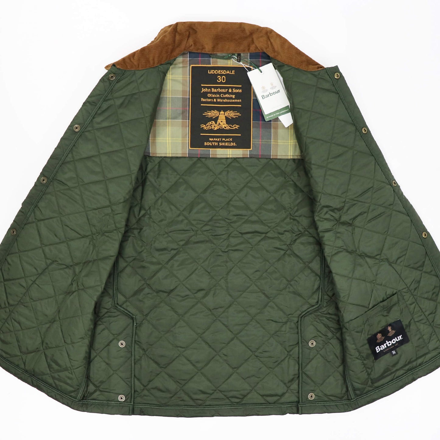 Barbour（バブアー）LIDDESDALE / リデスデイル キルティング ブルゾン【オリーブ】国内正規品