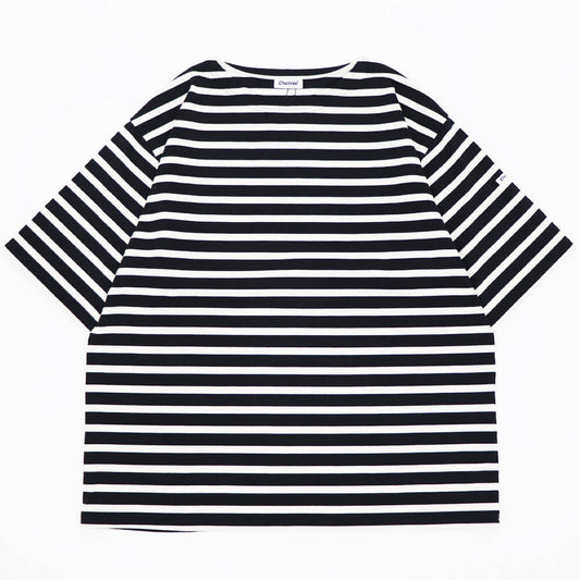 ORCIVAL（オーシバル）半袖 ボーダーTシャツ【ブラック×エクリュ】国内正規品