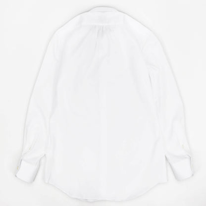 BRUNO（ブルーノ）ORIGINAL SHIRT PREMIUM セミワイドカラー オックスフォード ドレス シャツ【ホワイト】