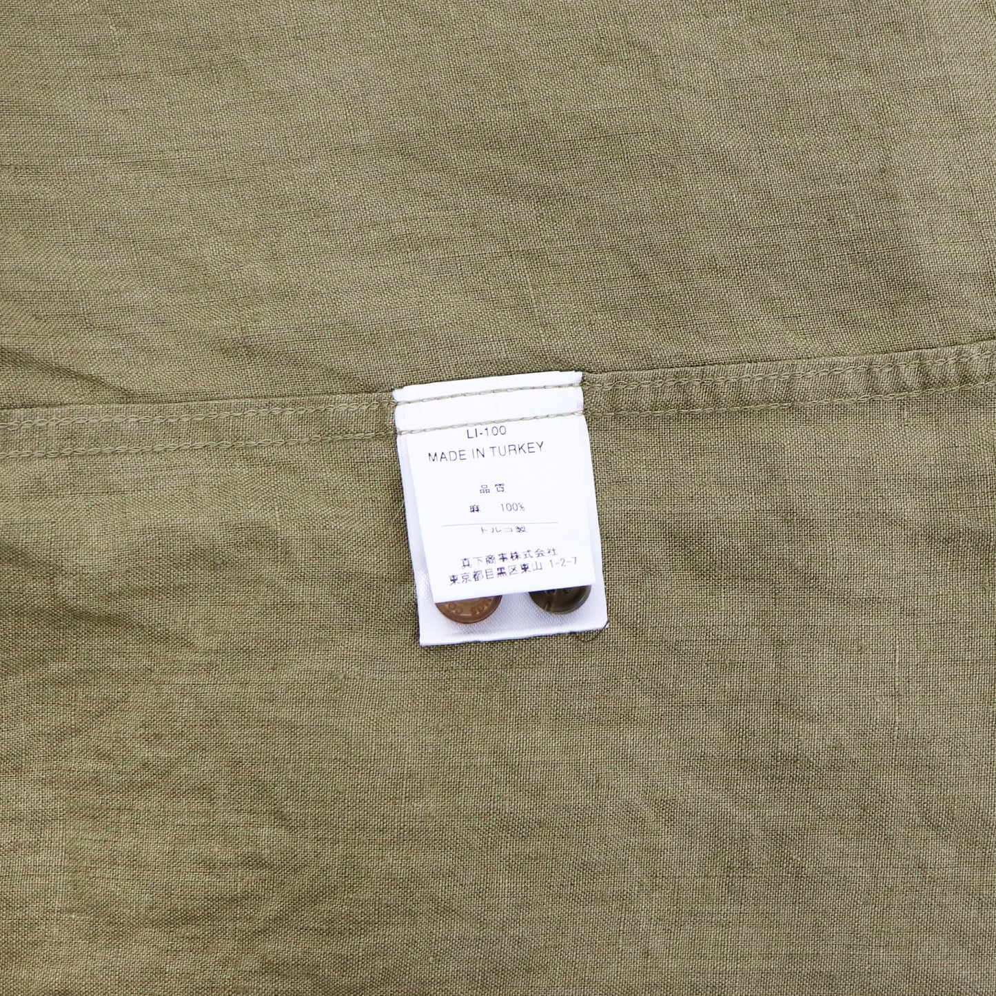 CORDINGS（コーディングス）アイリッシュリネンオーバーシャツ【セージグリーン】国内正規品