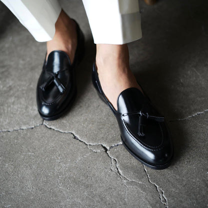 BRUNO（ブルーノ）ボカルーレザー タッセル ローファー【ブラック】正規販売店