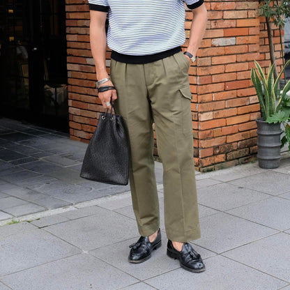 FATTORIA del CUOIO（ファットリアデルクオーイオ）イントレチャート 巾着 レザーバッグ【ブラック】国内正規品