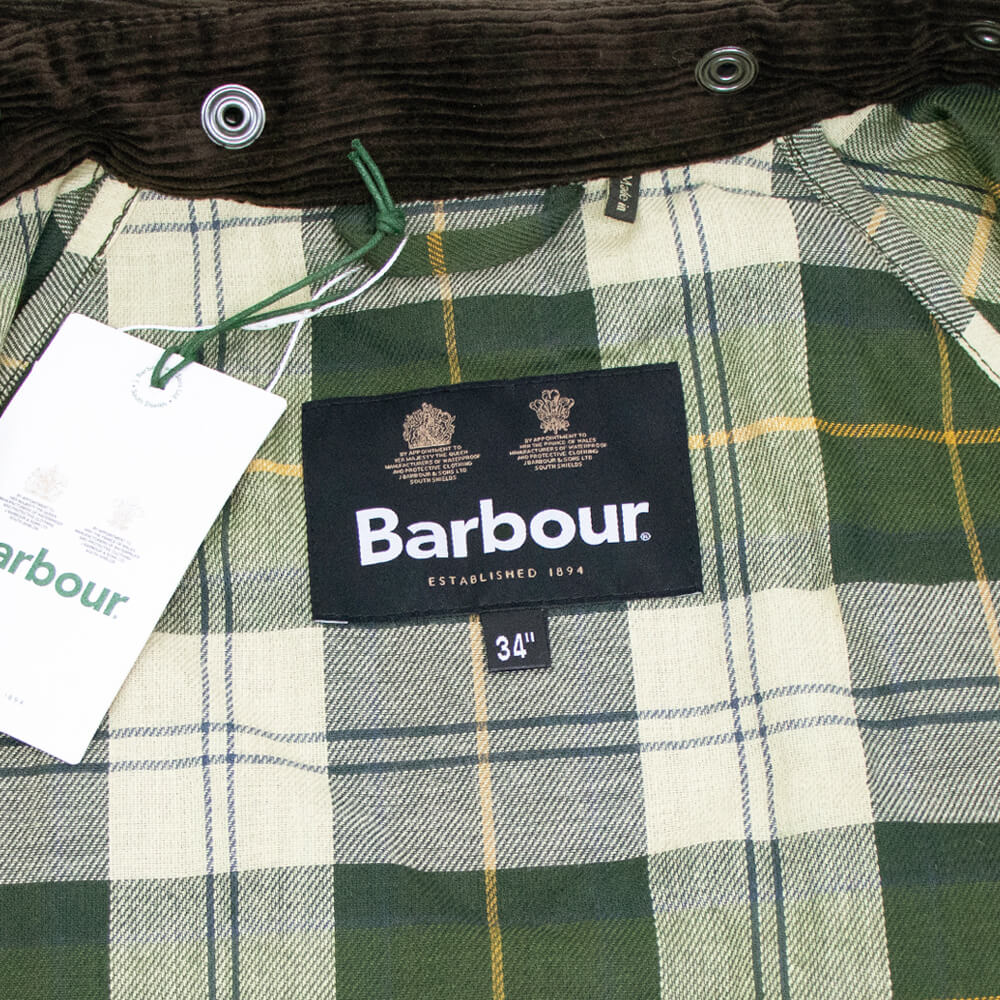 Barbour（バブアー）OVERSIZED WAX BURGHLEY/オーバーサイズ ワックス バーレー MWX1674 ガーメント付【グリーン】国内正規品