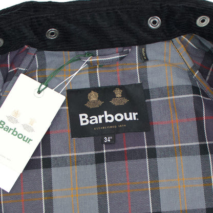Barbour（バブアー）OVERSIZED WAX BURGHLEY/オーバーサイズ ワックス バーレー MWX1674 ガーメント付【ブラック】国内正規品