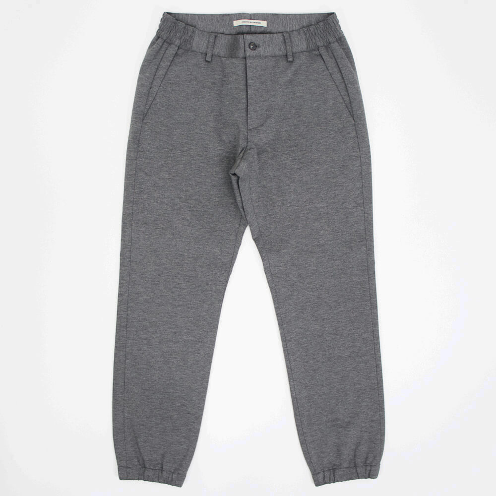 giabsarchivio（ジャブスアルキヴィオ）GIORGIONE ジョルジオーネ スタンダード ジャージー リブ パンツ【グレー】国内正規品