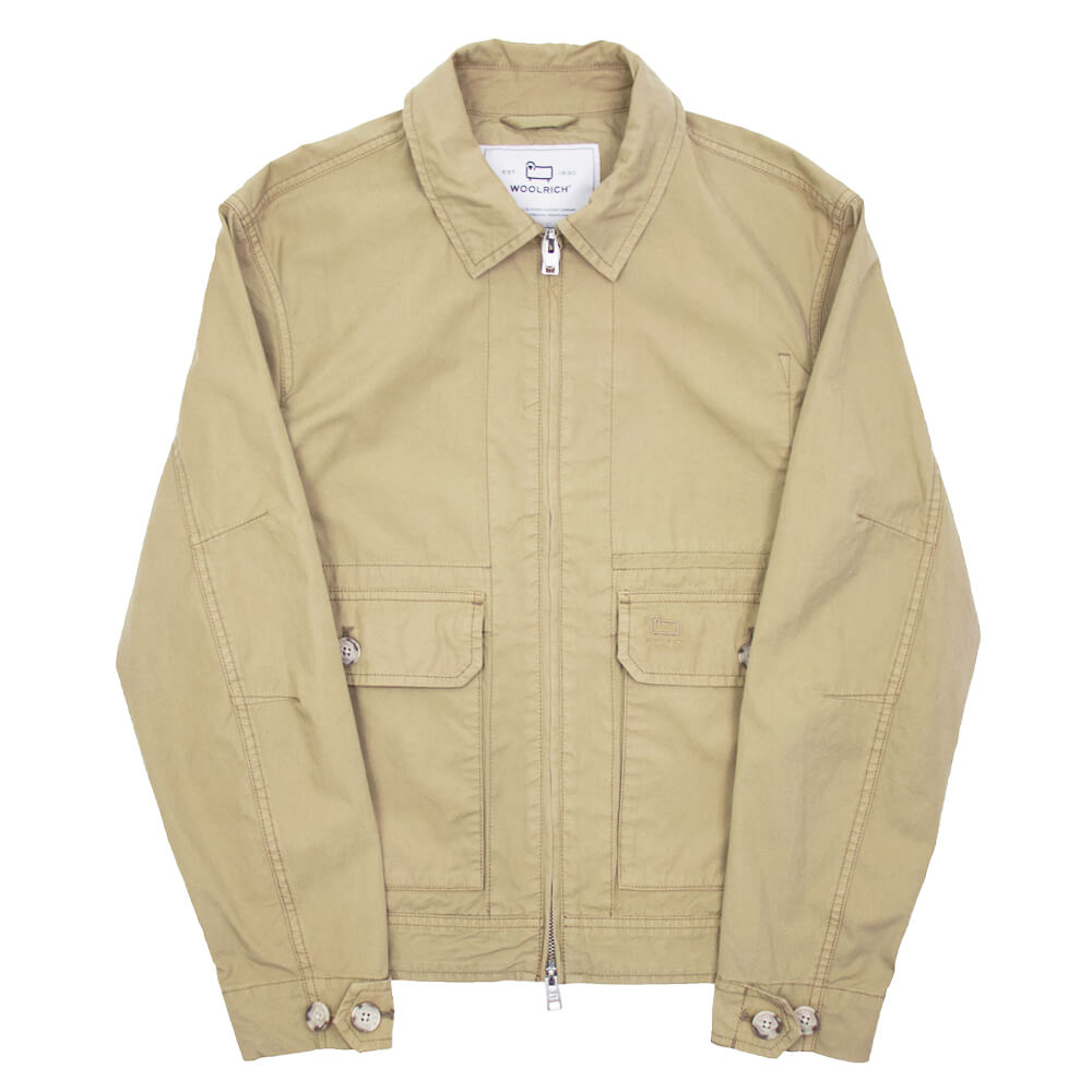 WOOLRICH（ウールリッチ）CREW BOMBER ブルゾン【ベージュ】