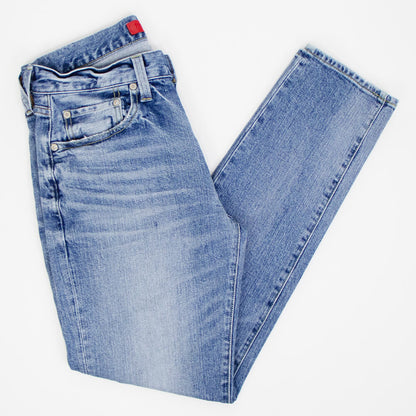 RED CARD TOKYO（レッドカードトウキョウ）Rhythm Slim Tapered リズム スリムテーパード ストレッチ デニム【Vintage Light / ライトインディゴブルー】国内正規品