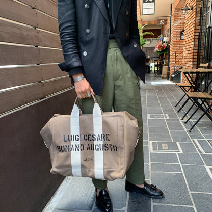 LARDINI（ラルディーニ）ボストンバッグ LARDINI AVIATOR'S KIT BAG【トープ】