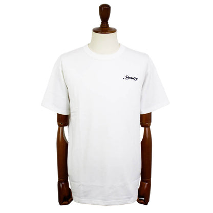 dotBravo（ドットブラーボ）ワンポイント ヘビーオンス クルーネック Tシャツ【ホワイト】国内正規品