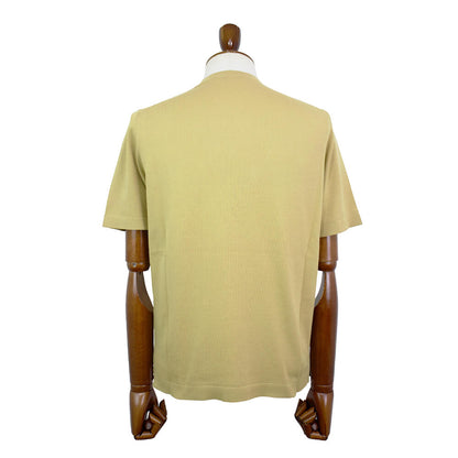 FILIPPO DE LAURENTIIS（フィリッポ デ ローレンティス）ニットTシャツ【ベージュ 】