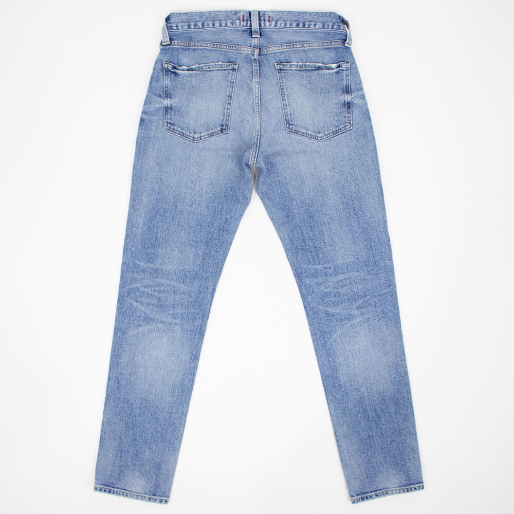 RED CARD TOKYO（レッドカードトウキョウ）Rhythm Slim Tapered リズム スリムテーパード ストレッチ デニム【Vintage Light / ライトインディゴブルー】国内正規品