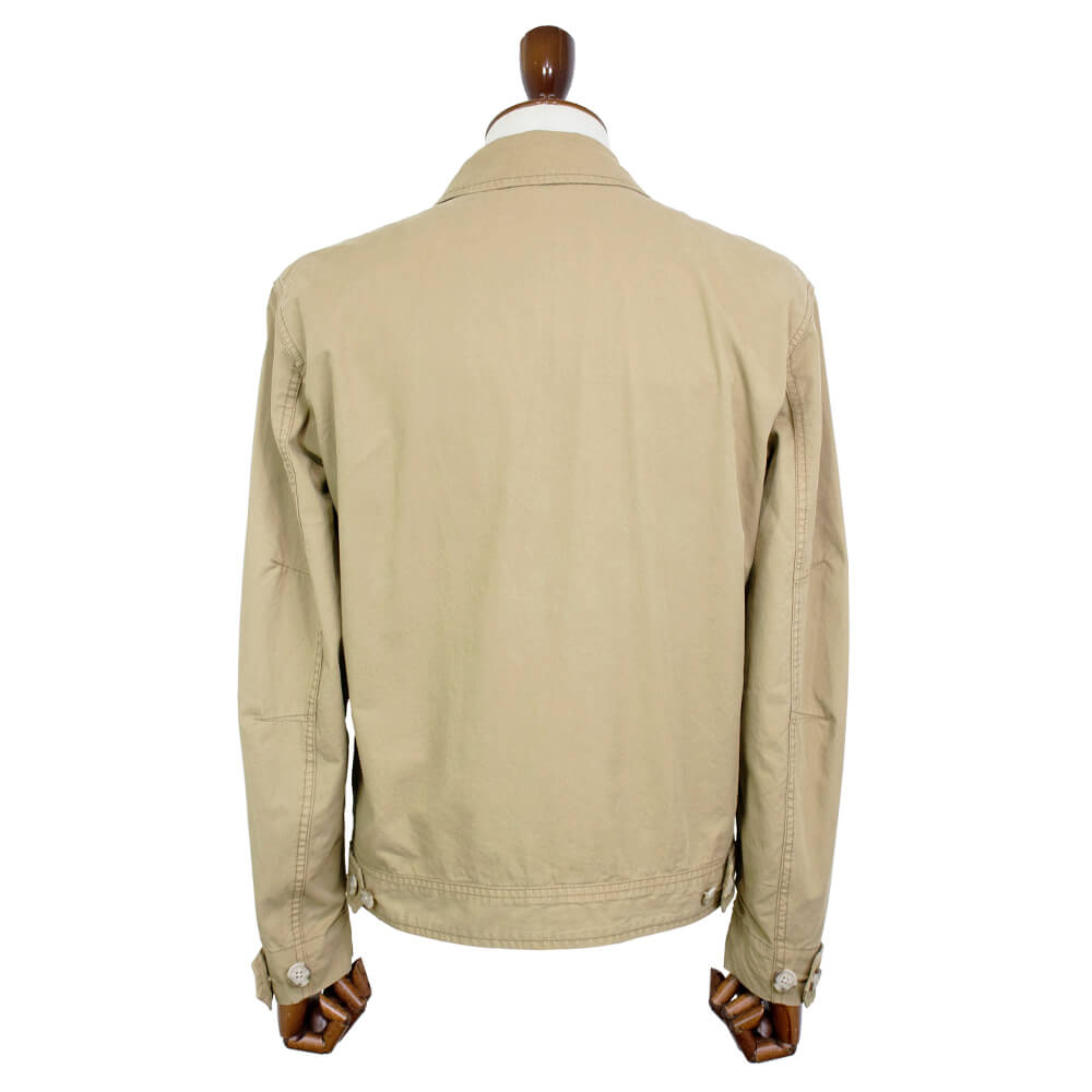 【美品】WOOLRICH ウールリッチ　ブルゾン　ベージュ　スタジャン　S WOOLRICH（ウールリッチ）CREW BOMBER ブルゾン【ベージュ】 – Giotto