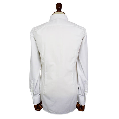 BRUNO（ブルーノ）セミワイドカラー ブロード ドレス シャツ 形態安定加工【ホワイト】