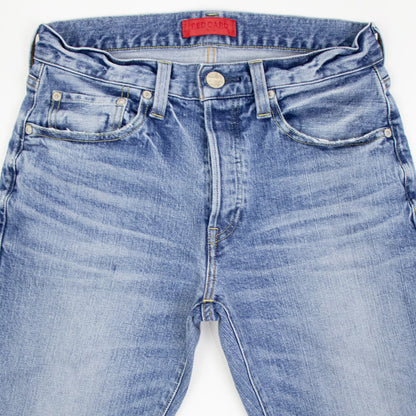 RED CARD TOKYO（レッドカードトウキョウ）Rhythm Slim Tapered リズム スリムテーパード ストレッチ デニム【Vintage Light / ライトインディゴブルー】国内正規品