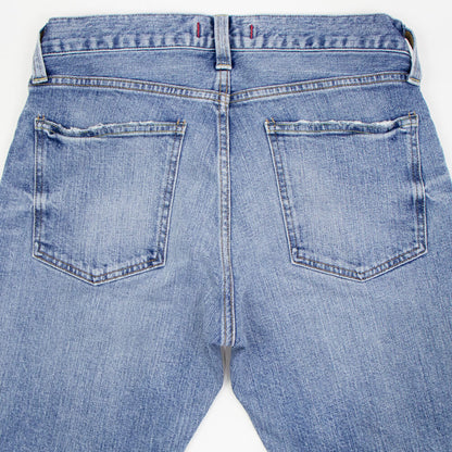 RED CARD TOKYO（レッドカードトウキョウ）Rhythm Slim Tapered リズム スリムテーパード ストレッチ デニム【Vintage Light / ライトインディゴブルー】国内正規品