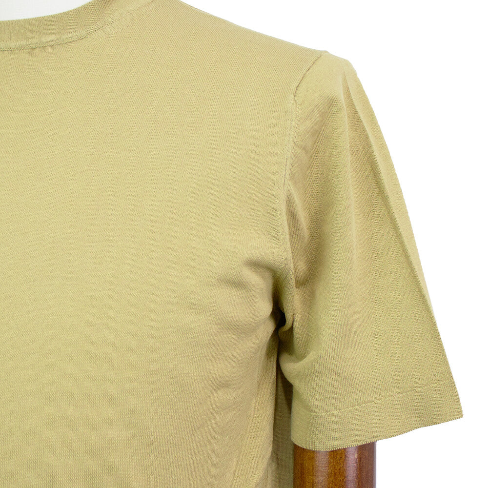 FILIPPO DE LAURENTIIS（フィリッポ デ ローレンティス）ニットTシャツ【ベージュ 】