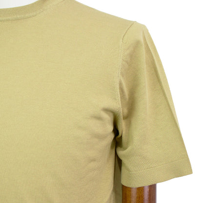 FILIPPO DE LAURENTIIS（フィリッポ デ ローレンティス）ニットTシャツ【ベージュ 】