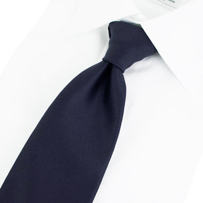 BRUNO（ブルーノ）スフォデラートトレピエゲ ウールタイ DORMEUIL ドーメル 生地使用 トレピエゲ 三つ折り ウール ネクタイ【ネイビー】正規販売店