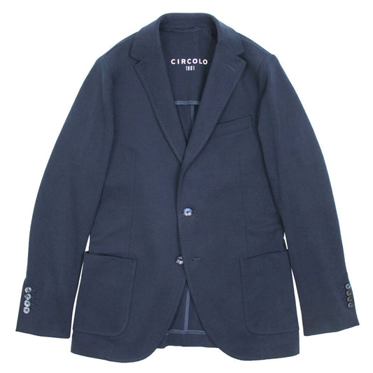 CIRCOLO 1901（チルコロ 1901）ジャージージャケット【ネイビー】