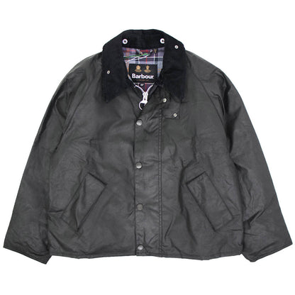 Barbour（バブアー）TRANSPORT WAX / トランスポートワックス MWX1678 ショート丈 オイルド ジャケット ガーメント付【ブラック】国内正規品