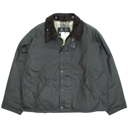 Barbour（バブアー）TRANSPORT WAX / トランスポートワックス MWX1678 ショート丈 オイルド ジャケット ガーメント付【グリーン】国内正規品