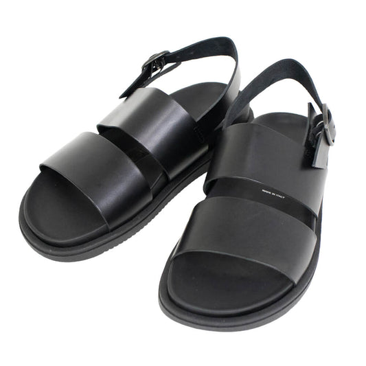 MAURO de BARI（マウロデバーリ）アンクルストラップサンダル【ブラック】