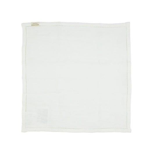LA FABRIQUE DU MOUCHOIR（ラ ファブリーク デュ ムショワール）リネン ハンカチーフ【エクリュ】国内正規品
