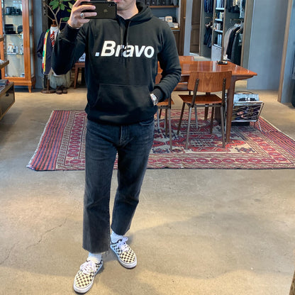 dotBravo（ドットブラーボ）スウェット ロゴ プルオーバー パーカー【ブラック】国内正規品