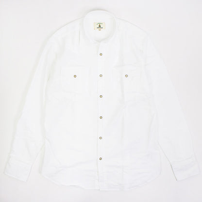 GUY ROVER × FORTELA（ギローバー × フォルテラ）LOS ANGELES ロサンゼルス デニム ウエスタン シャツ【ホワイト】国内正規品