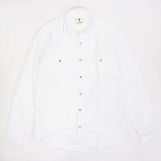 GUY ROVER × FORTELA（ギローバー × フォルテラ）LOS ANGELES ロサンゼルス デニム ウエスタン シャツ【ホワイト】国内正規品