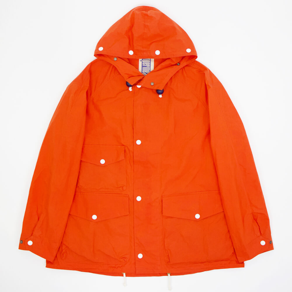 l'impermeabile（リンペルメアビレ）COLORADO コロラド 撥水高密度 ワックスドコットン マウンテンパーカー【オレンジ】国内正規品