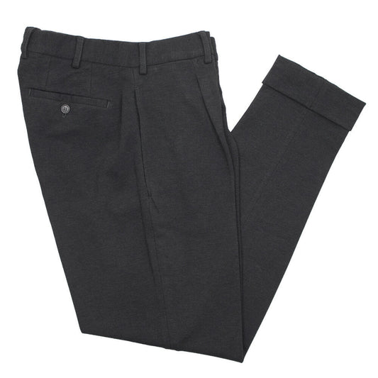 BORELIO（ボレリオ）ワンプリーツ テーパード パンツ スラックス【チャコールグレー】国内正規品