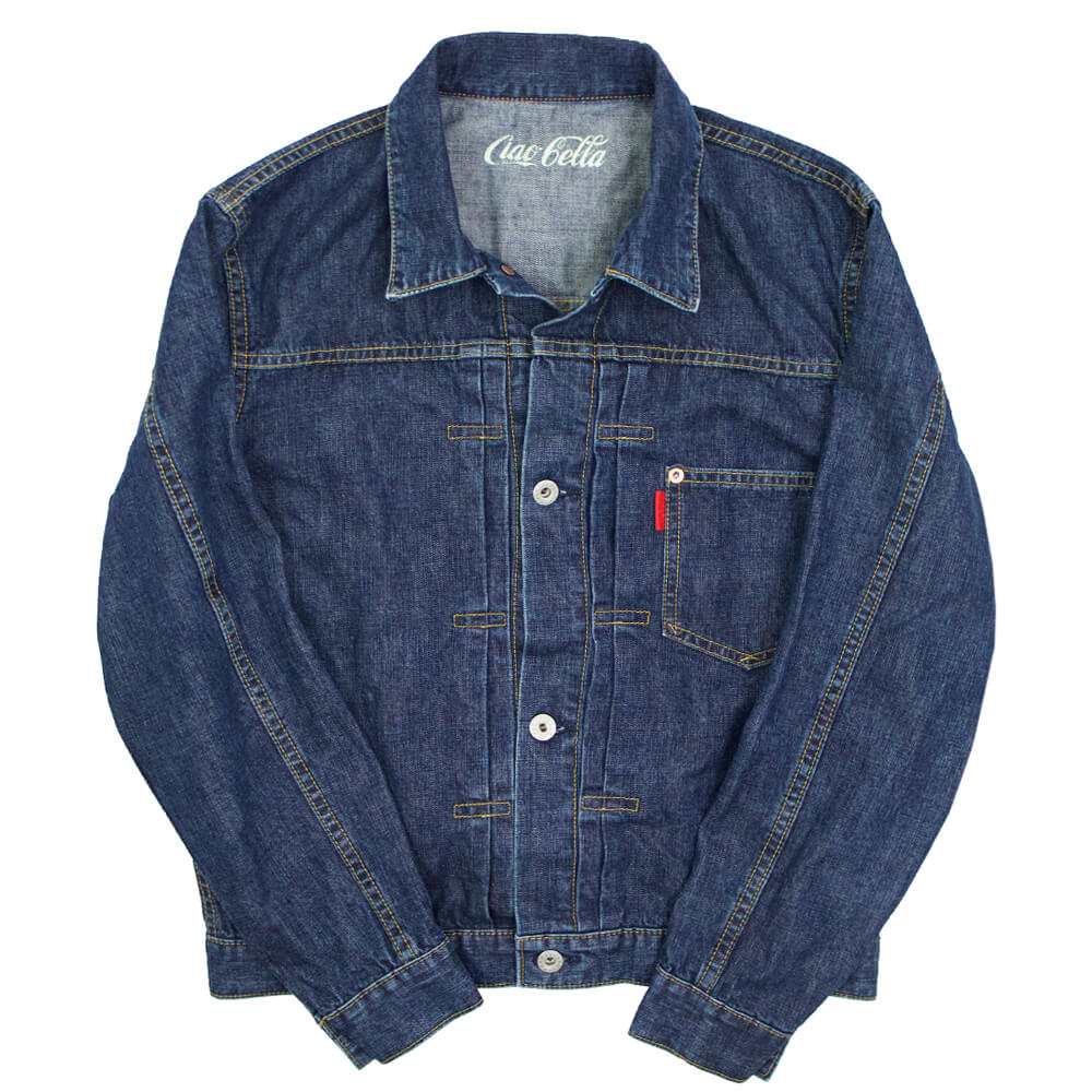 Ciao bella（チャオ ベッラ）デニムジャケット Gジャン【インディゴ】