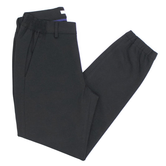 giabsarchivio（ジャブスアルキヴィオ）GIORGIONE ジョルジオーネ スタンダード ジャージー リブ パンツ【ブラック】国内正規品