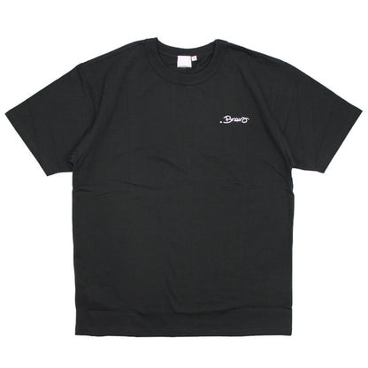 dotBravo（ドットブラーボ）ワンポイント ヘビーオンス クルーネック Tシャツ【ブラック】国内正規品