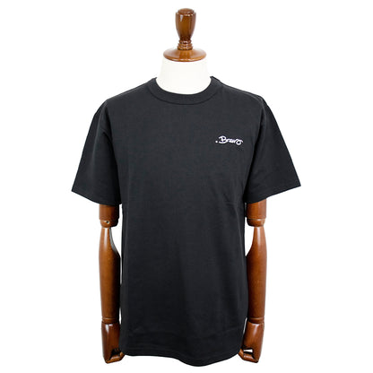 dotBravo（ドットブラーボ）ワンポイント ヘビーオンス クルーネック Tシャツ【ブラック】国内正規品