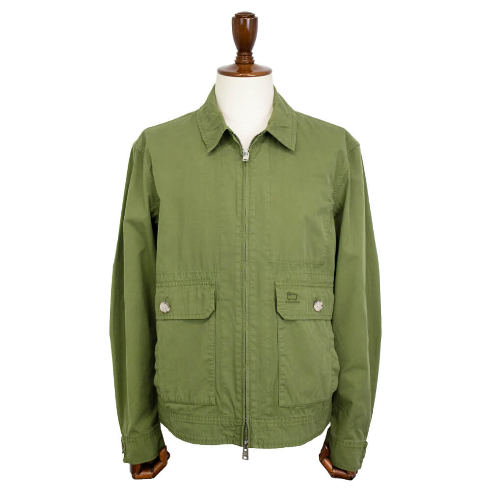 WOOLRICH（ウールリッチ）CREW BOMBER ブルゾン【グリーン】