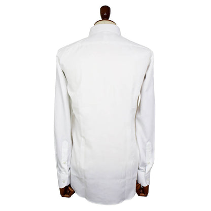 BRUNO（ブルーノ）セミワイドカラー オックスフォード ドレス シャツ 形態安定加工【ホワイト】