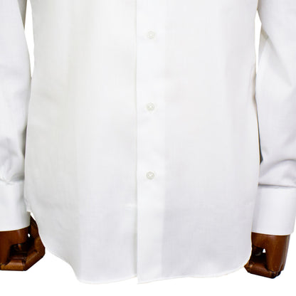 BRUNO（ブルーノ）セミワイドカラー オックスフォード ドレス シャツ 形態安定加工【ホワイト】