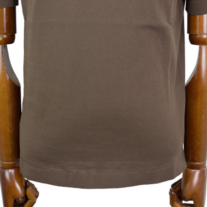 FILIPPO DE LAURENTIIS（フィリッポ デ ローレンティス）ニットTシャツ【ブラウン】