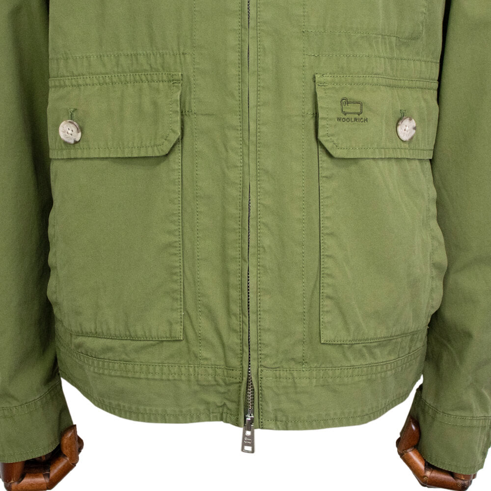 WOOLRICH（ウールリッチ）CREW BOMBER ブルゾン【グリーン】