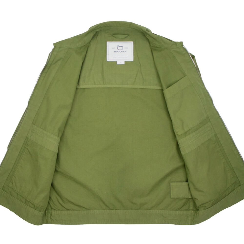 WOOLRICH（ウールリッチ）CREW BOMBER ブルゾン【グリーン】