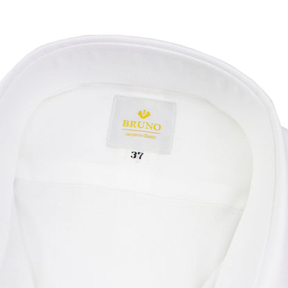 BRUNO（ブルーノ）セミワイドカラー オックスフォード ドレス シャツ 形態安定加工【ホワイト】