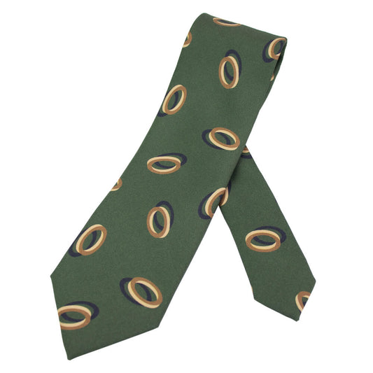 HOLLIDAY&BROWN（ホリデーアンドブラウン）シルク タイ【グリーン】国内正規品