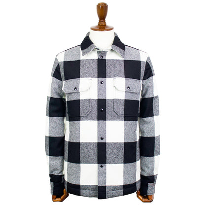 WOOLRICH（ウールリッチ）ALASKAN WOOL CHECK OVERSHIRT チェック柄 オーバーシャツ【ホワイトバッファローチェック】国内正規品