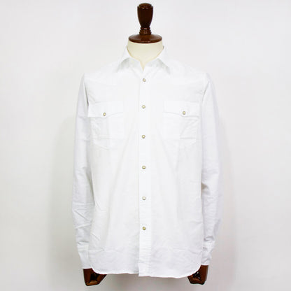 GUY ROVER × FORTELA（ギローバー × フォルテラ）LOS ANGELES ロサンゼルス デニム ウエスタン シャツ【ホワイト】国内正規品