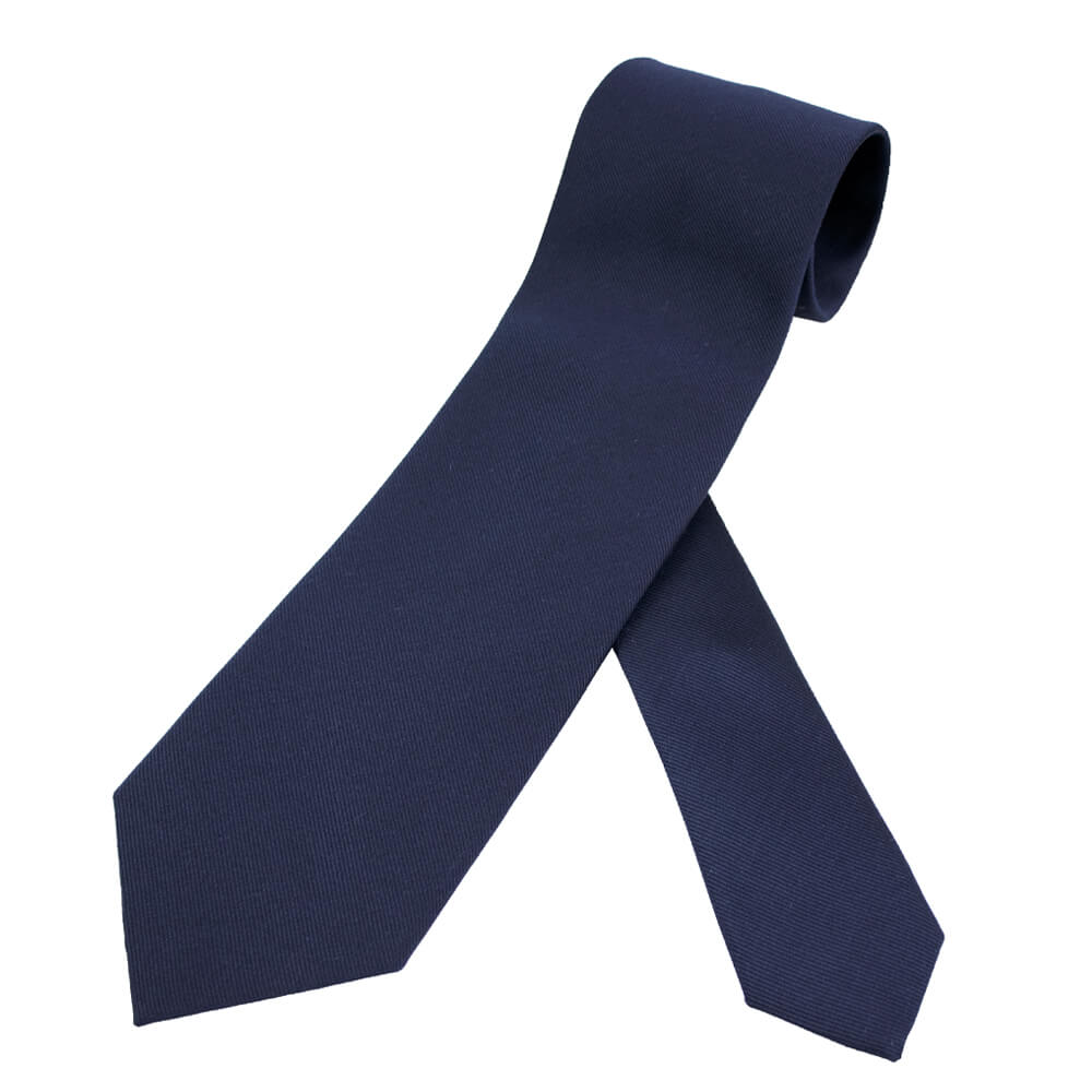 美品⭐︎ホリデー&ブラウン　ネイビータイ HOLLIDAY&BROWN（ホリデーアンドブラウン）ハンドメイド シルク タイ