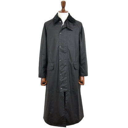 Barbour（バブアー）OVERSIZED WAX BURGHLEY/オーバーサイズ ワックス バーレー MWX1674 ガーメント付【ブラック】国内正規品